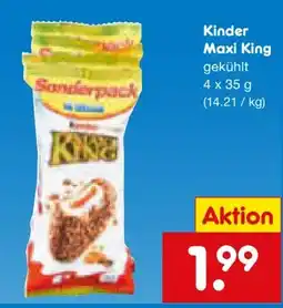 Netto Marken-Discount Ferrero Kinder Maxi King Angebot
