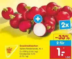 Netto Marken-Discount MarktTag Snackradieschen Angebot