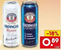 Netto Marken-Discount Erdinger Weißbräu Bier Angebot