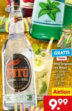 Netto Marken-Discount Pitú Original Cachaça do Brasil Angebot