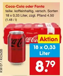 Netto Marken-Discount Coca-Cola Limonade Angebot
