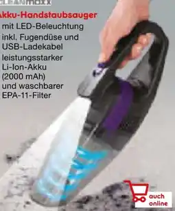 Netto Marken-Discount Clean Maxx Akku-Handstaubsauger Angebot