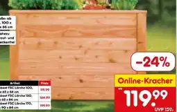 Netto Marken-Discount Westmann Hochbeet Lärche Angebot