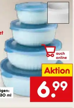 Netto Marken-Discount Kitchen Club Frischhaltedosen-Set Angebot