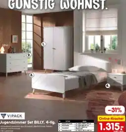 Netto Marken-Discount Vipack Jugendzimmer Set Billy Angebot