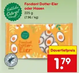 Netto Marken-Discount Fröhliche Osterzeit Fondant-Dotter Eier Angebot