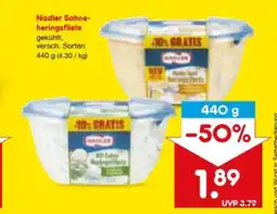 Netto Marken-Discount Nadler Sahne Heringsfilets Angebot