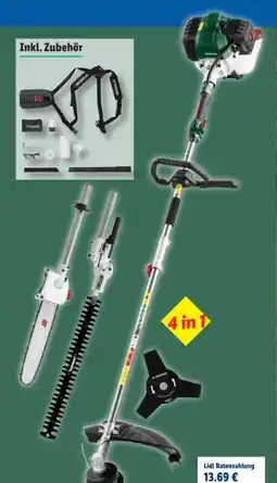 Lidl Parkside 4in1-Benzin-Kombigerät PBK 4 C4 Angebot