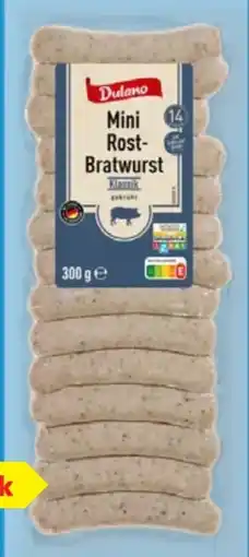 Lidl Dulano Mini Rostbratwürste Angebot