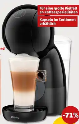PENNY Krups Kapselkaffeemaschine Piccolo XS KP1A3B Angebot