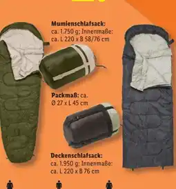 Lidl Crivit Deckenschlafsack Angebot