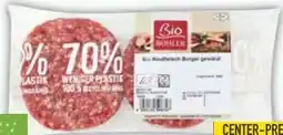 E-Center Bio Bühler Rindfleisch Burger Angebot