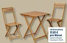 Lidl Livarno Home Balkon-Set Sevilla 3-tlg Angebot