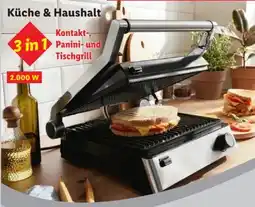 Lidl SilverCrest Kitchen Tools Kontaktgrill SKGE 2000 D3 Angebot