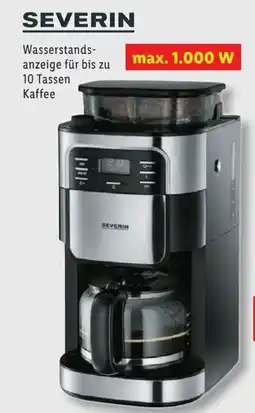 Lidl Severin Kaffeemaschine mit Mahlwerk KA9210 Angebot