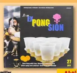 REWE Center Riethmüller Trinkspiel Prosecco Pong Angebot