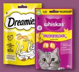 REWE Center Whiskas Katzensnack Knuspertaschen Angebot