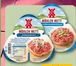 REWE Rügenwalder Mühle Mühlen Mett Zwiebelmettwurst Angebot