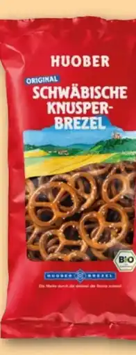 REWE Huober Brezel Original Schwäbische Bio Knusper-Brezel Angebot