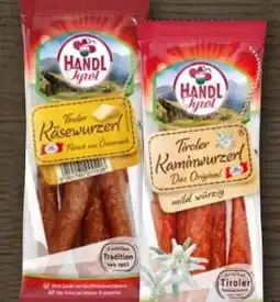 REWE Handl Tyrol Kaminwurzerl Angebot