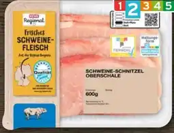 REWE Rewe Regional Schweine-Schnitzel-Oberschal Angebot