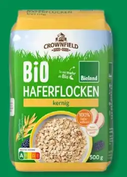 Lidl Crownfield Bio Haferflocken Kernig Angebot