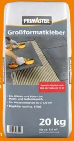 Globus Baumarkt Primaster Großformatkleber Angebot