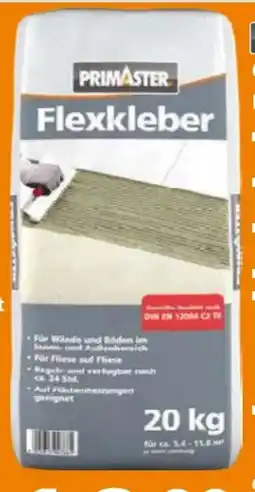 Globus Baumarkt Primaster Flexkleber Angebot