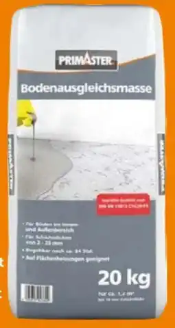 Globus Baumarkt Primaster Bodenausgleichsmasse Angebot