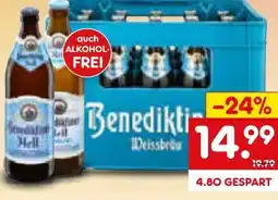 Netto Marken-Discount Benediktiner Weissbier Hell Angebot