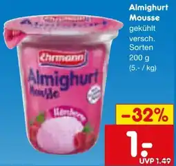 Netto Marken-Discount Ehrmann Almighurt Mousse Angebot