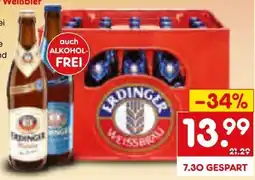 Netto Marken-Discount Erdinger Weißbräu Weißbier Angebot