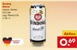 Netto Marken-Discount Binding Römer Pils Angebot
