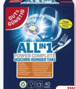 Edeka Gut & Günstig All in 1 Geschirr-Reiniger-Tabs Angebot