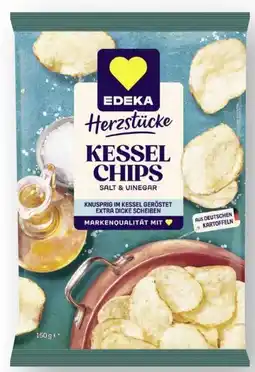 Scheck-in-Center Edeka Herzstücke Kesselchips Salt & Vinegar Angebot