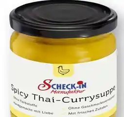 Scheck-in-Center Scheck-in Manufaktur Spicy Thai-Currysuppe Angebot