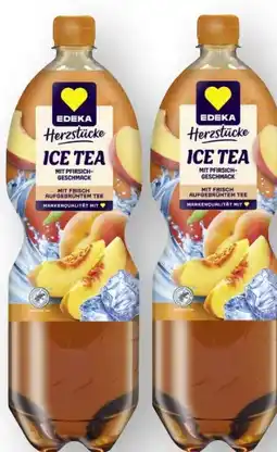 Scheck-in-Center Edeka Herzstücke Ice Tea Pfirsich Angebot
