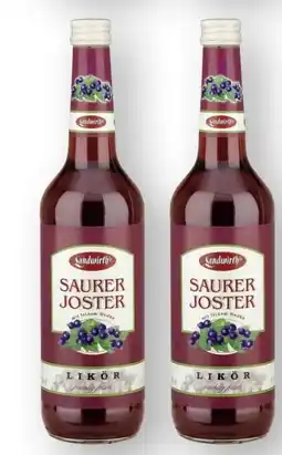 Scheck-in-Center Landwirth's Saurer Joster Likör Angebot