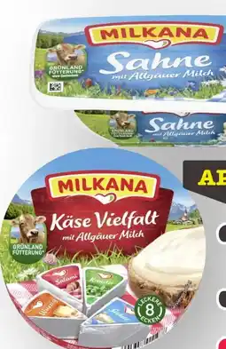 Scheck-in-Center Milkana Schmelzkäse Angebot