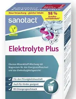 Scheck-in-Center Sanotact Elektrolyte Plus Vegan Angebot