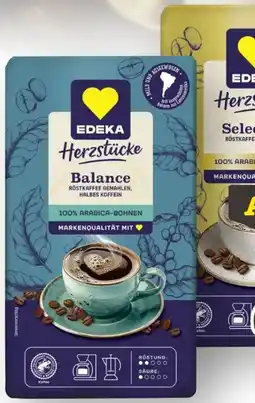 Scheck-in-Center Edeka Herzstücke Kaffee Balance Angebot