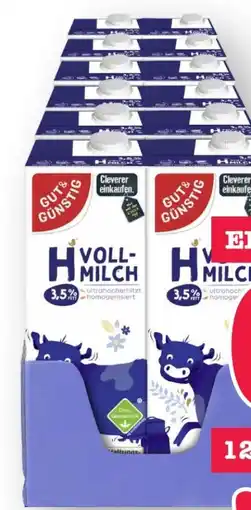 Scheck-in-Center Gut & Günstig H-Vollmilch Angebot