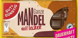 Scheck-in-Center Gut & Günstig Ganze Mandel Edelvollmilch Angebot