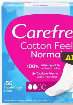 Scheck-in-Center Carefree Cotton Feel Normal Slipeinlagen Angebot
