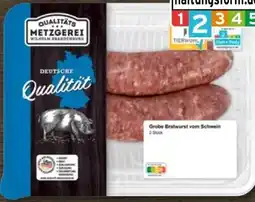 REWE Metzgerei Wilhelm Brandenburg Grobe Bratwurst Angebot