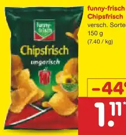 Netto Marken-Discount Funny Frisch Chipsfrisch Ungarisch Angebot