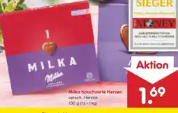 Netto Marken-Discount Milka Hauchzarte Herzen Angebot