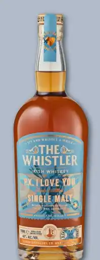 REWE Center The Whistler P.X. I Love You Single Malt Irish Whisky Angebot
