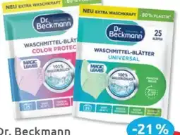 Budni Dr. Beckmann Waschmittelblätter Magic Leaves Color Angebot