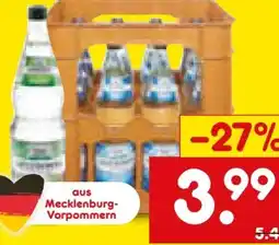 Netto Marken-Discount Güstrower Schlossquell Mineralwasser Angebot
